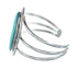 Sterling Silver Turquoise Navajo Cuff Bracelet JX130333